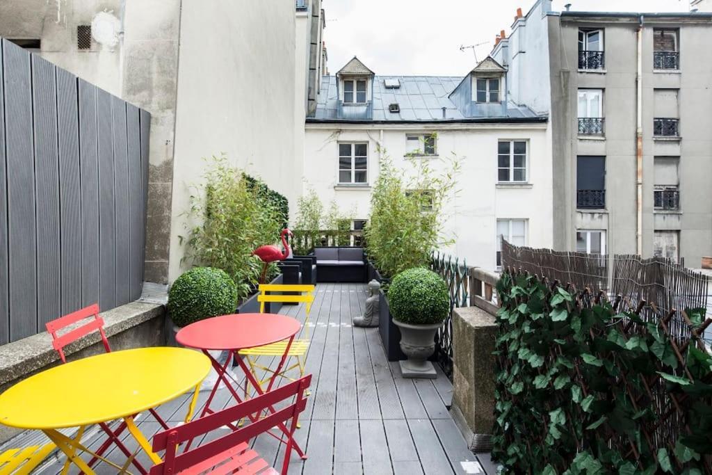 Amazing Terrasse In Center Of Paris Appartement Buitenkant foto