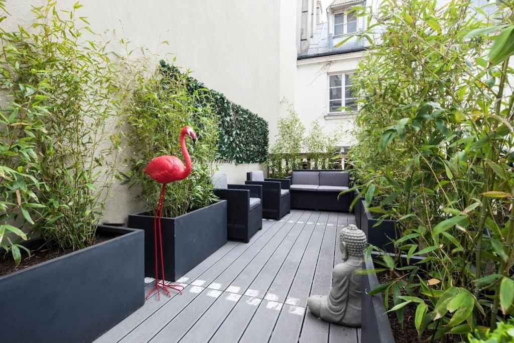Amazing Terrasse In Center Of Paris Appartement Buitenkant foto
